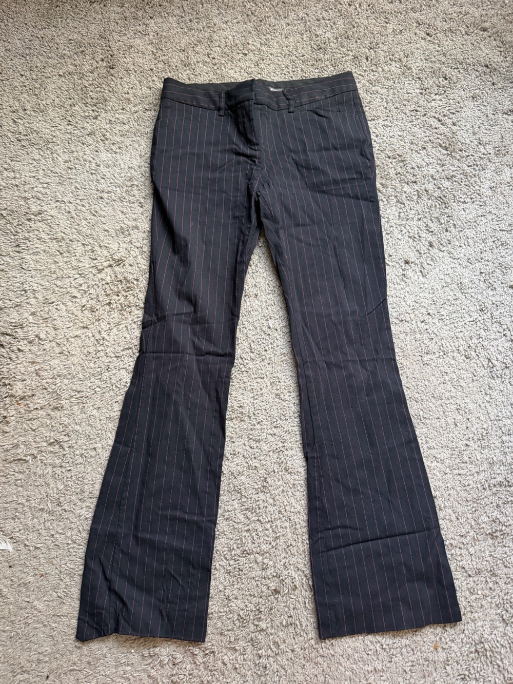 Women’s Express Low waisted Y2k Pinstripe Dress Pants